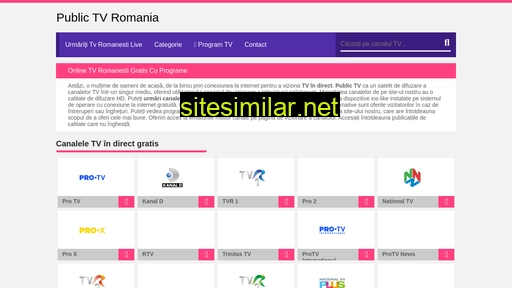 publictv.ro alternative sites