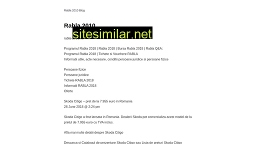 rabla-2010.ro alternative sites