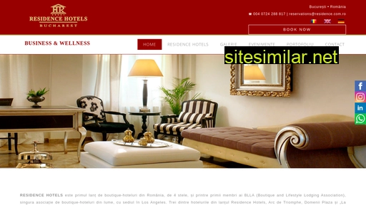 residencehotels.com.ro alternative sites
