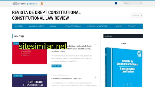 Revistadedreptconstitutional similar sites