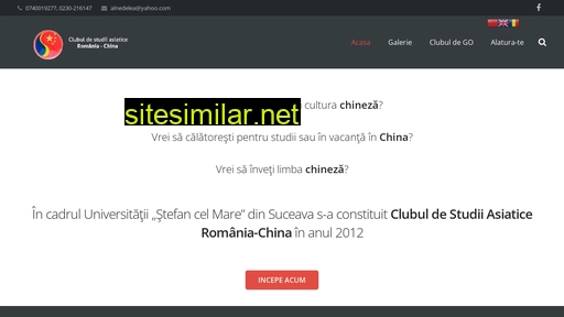 Romania-china similar sites