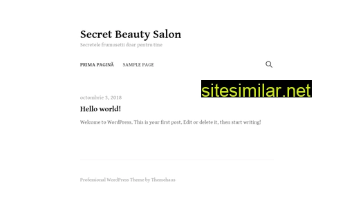 Secret-beautysalon similar sites