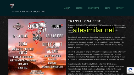 slowridetransalpinafest.ro alternative sites