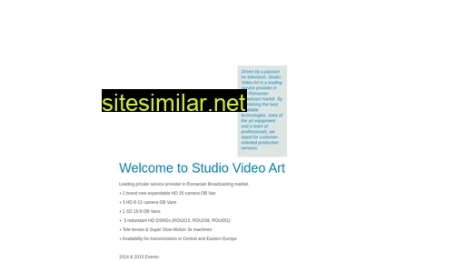 studiovideoart.ro alternative sites