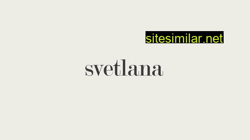 Svetlana similar sites