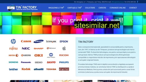 tinfactory.ro alternative sites