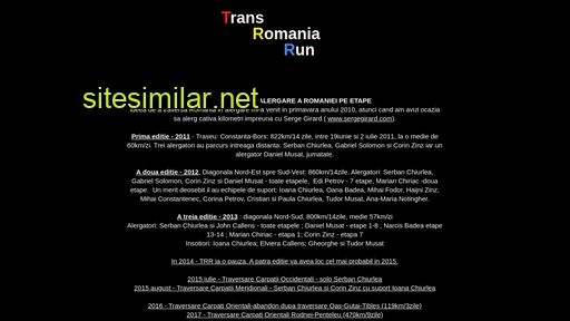 Transromania-run similar sites