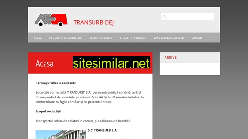 transurbdej.ro alternative sites