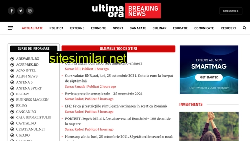 ultimaora.ro alternative sites