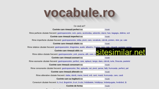 vocabule.ro alternative sites