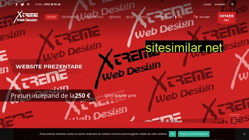 xtremewebdesign.ro alternative sites