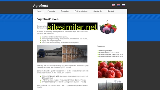 Agrofrost similar sites