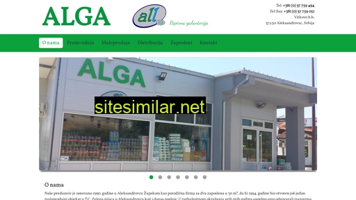 alga.co.rs alternative sites