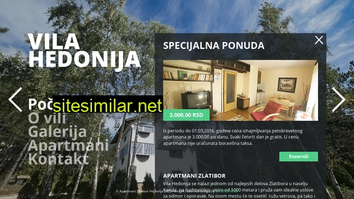 apartmani-zlatibor-hedonija.rs alternative sites