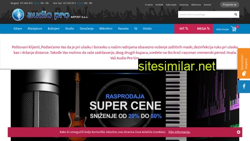 audiopro.rs alternative sites