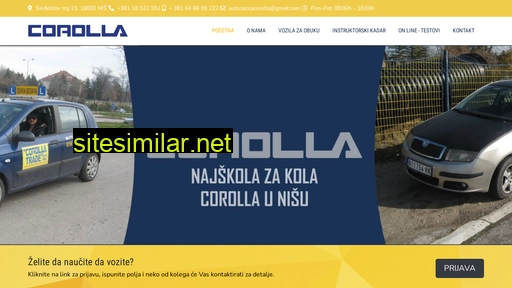 autoskolacorolla.co.rs alternative sites