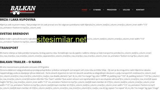 balkantrailer.rs alternative sites