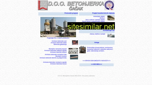 Betonjerka-cacak similar sites