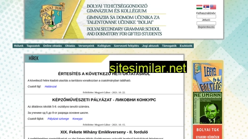bolyai-zenta.edu.rs alternative sites