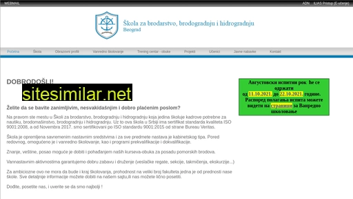 brodarska.edu.rs alternative sites