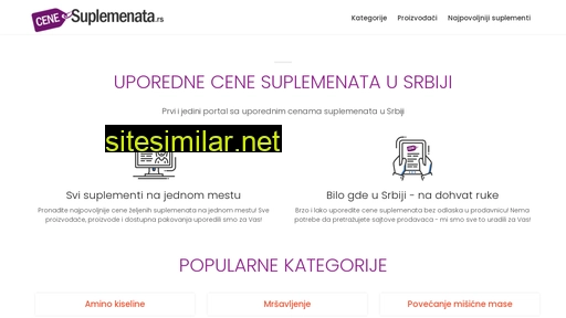 cenesuplemenata.rs alternative sites