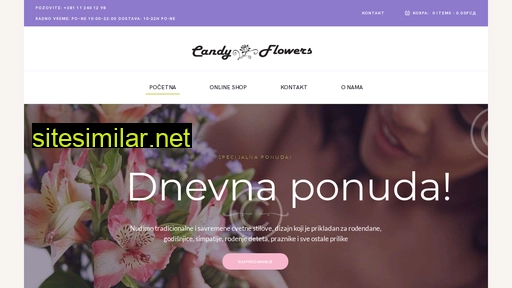 cvecaracandyflowers.rs alternative sites
