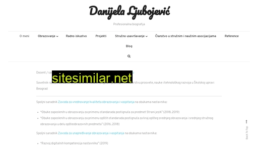 Danijelaljubojevic similar sites