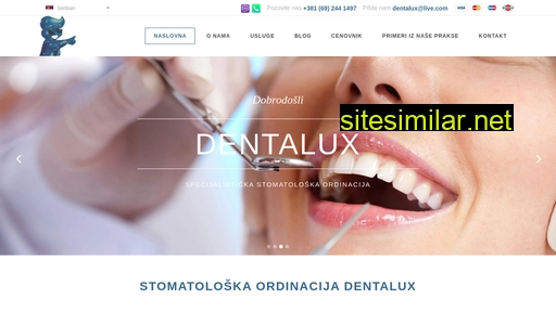 dentalux.rs alternative sites