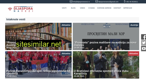 dijasporanavezi.rs alternative sites