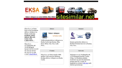 eksa.rs alternative sites