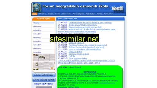 fbos.org.rs alternative sites