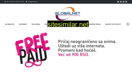 globalnet.rs alternative sites