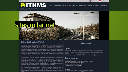 itnms.ac.rs alternative sites