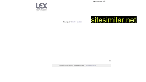 lex.org.rs alternative sites