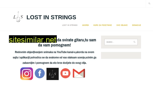 lostinstrings.rs alternative sites