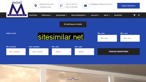 magnat-nekretnine.co.rs alternative sites