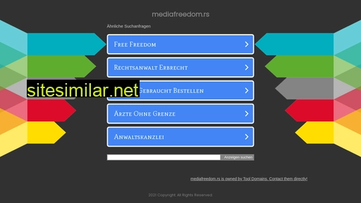 mediafreedom.rs alternative sites