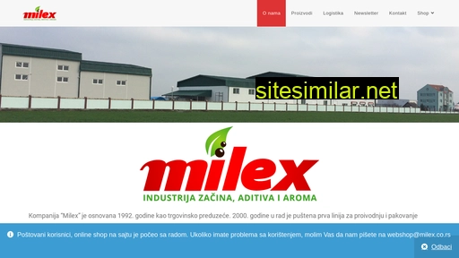 milex.co.rs alternative sites