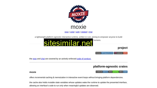 Moxie similar sites