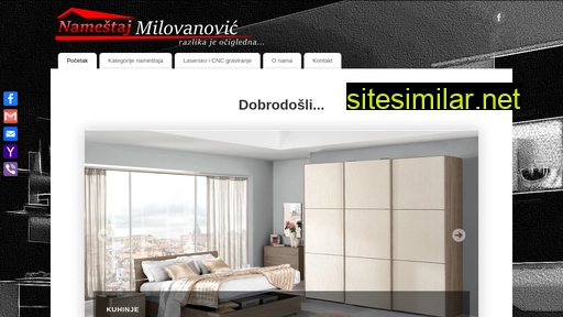 namestajmilovanovic.in.rs alternative sites