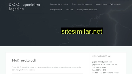 new.jugoelektro-jagodina.rs alternative sites