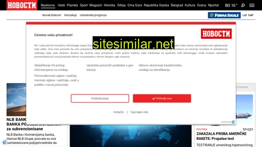 Novosti similar sites