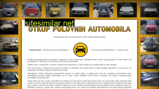 otkuppolovnihautomobila.rs alternative sites