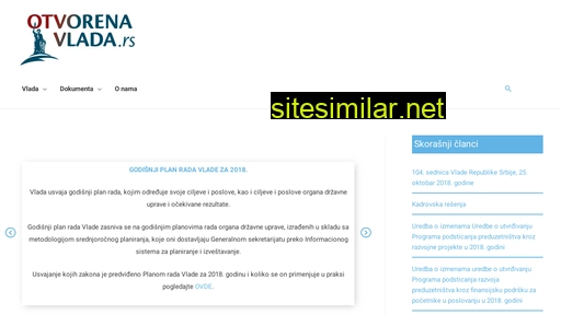 otvorenavlada.rs alternative sites