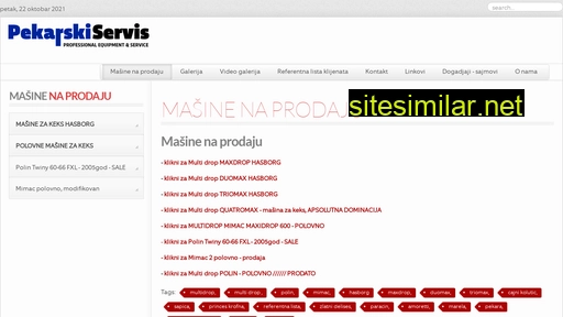 pekarskiservis.rs alternative sites
