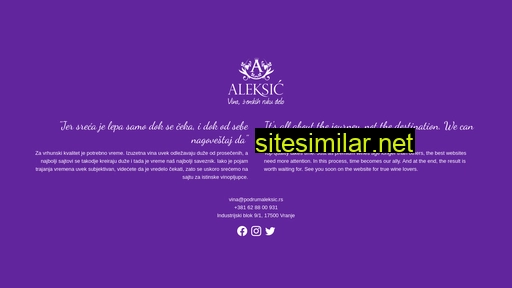 podrumaleksic.rs alternative sites