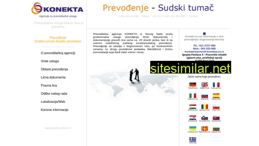 prevodi-konekta.co.rs alternative sites
