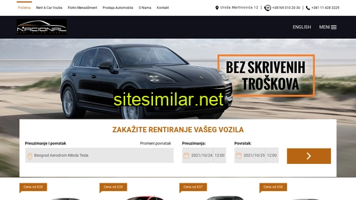 rentacar-belgrade.rs alternative sites