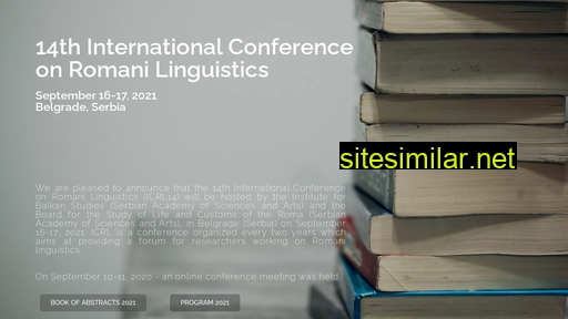 Romanilinguistics2020 similar sites
