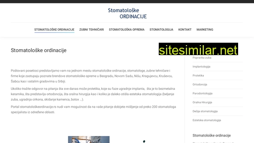 stomatoloskeordinacije.rs alternative sites